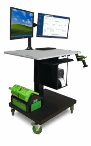 Newcastle Systems Apex Series Height-Adjustable, Ergonomic Mobile Power Cart